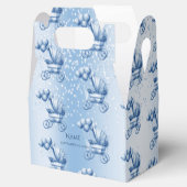 Blue Stroll Favor Box Geschenkschachtel (Geöffnet)