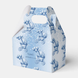 Blue Stroll Favor Box Geschenkschachtel