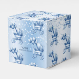 Blue Stroll Favor Box Geschenkschachtel