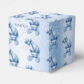 Blue Stroll Favor Box Geschenkschachtel (Rückseite)