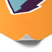 Blue STYLE Graffiti Poster (Ecke)