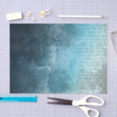 Blue Style Grunge Hintergrund mit Skript Seidenpapier (Handwerk)