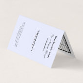 Blue Stylish Dentist Termin Card Visitenkarten (Vorderseite)