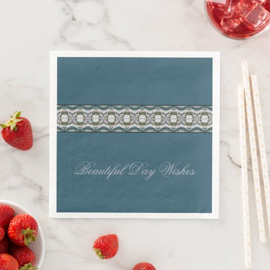 Blue Stylish Everyday Serviette (Beispiel)