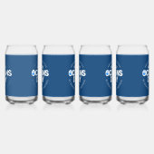 Blue Stylized Earth Waves Dosenglas (Links)