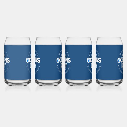 Blue Stylized Earth Waves Dosenglas (Links)