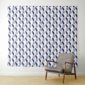 Blue Subin Wrx Wandteppich (Beispiel (Horizontal))