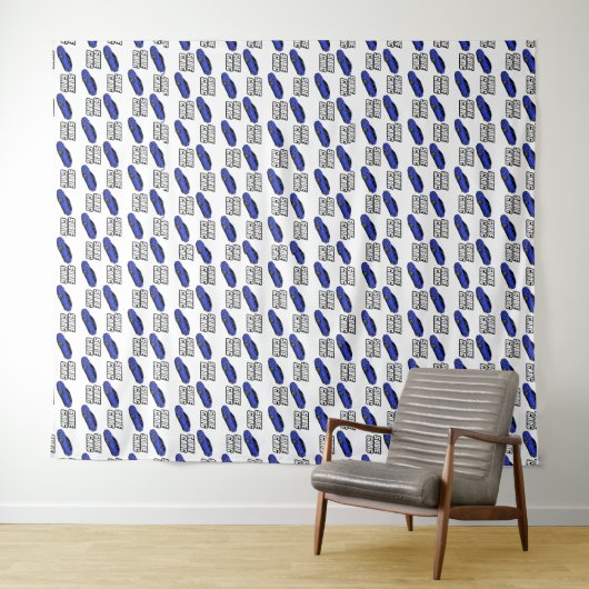 Blue Subin Wrx Wandteppich (Beispiel (Horizontal))