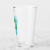 Blue Summer Beach Sandals Flip Flops Glas (Links)