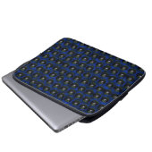 "Blue Summer Design", "Back Lawn Bowls" Laptopschutzhülle (Vorne Knopf)