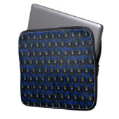 "Blue Summer Design", "Back Lawn Bowls" Laptopschutzhülle (Vorderseite Links)