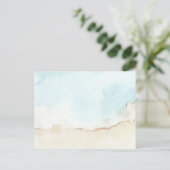 Blue Summer Ocean Picture-Perfect Standard Postkarte (Stehend Vorderseite)