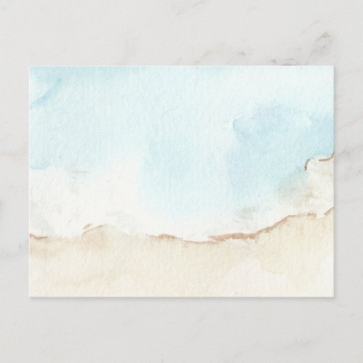 Blue Summer Ocean Picture-Perfect Standard Postkarte (Vorderseite)