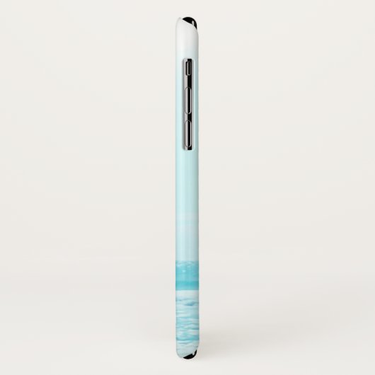 Blue Summer Ocean Seaside Beach Monogram Case-Mate iPhone Hülle (Hinten/Links)