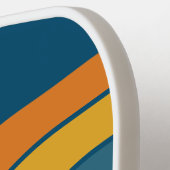 Blue Sun Arch with Name & Initial Pickleball Schläger (Linke Seite)