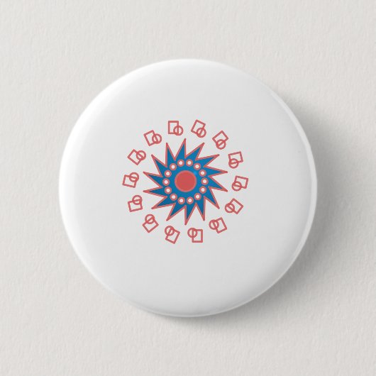 Blue Sun Button (Vorderseite)