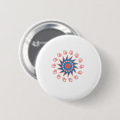 Blue Sun Button (Vorne & Hinten)