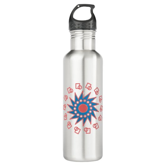 Blue Sun Edelstahlflasche (Vorderseite)