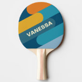 Blue Sun Fusion with Name Tischtennis Schläger (Rückseite)