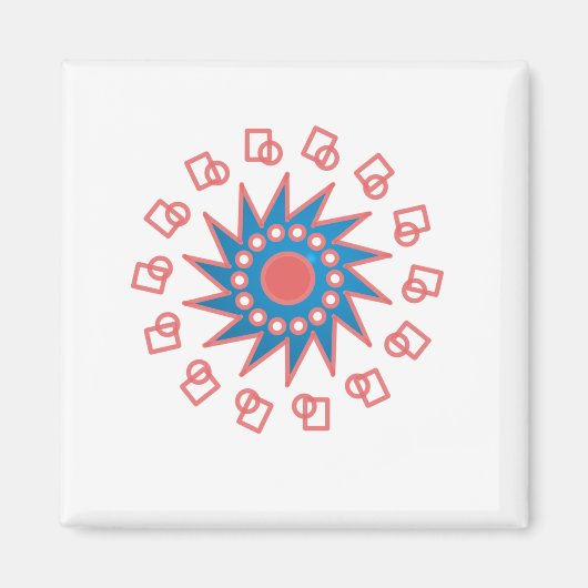 Blue Sun Magnet (Vorne)