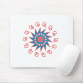 Blue Sun Mousepad (Mit Mouse)