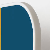 Blue Sun Rally Stripe with Name Pickleball Schläger (Linke Seite)