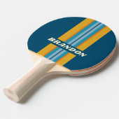 Blue Sun Rally Stripe with Name Tischtennis Schläger (Vorderseite)