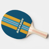 Blue Sun Rally Stripe with Name Tischtennis Schläger (Seitenansicht)