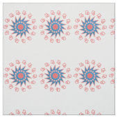 Blue Sun Stoff (Muster)