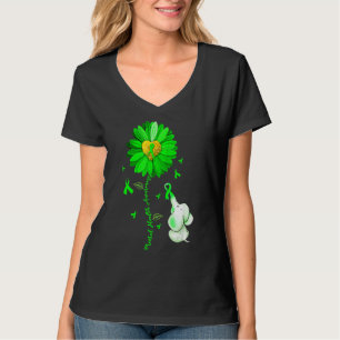 Blue Sunflower Elephant Outfit verbreitet psychisc T-Shirt