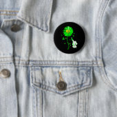 Blue Sunflower Elephant Spread Mental Health Aware Button (Beispiel)