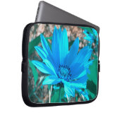 Blue Sunflower Laptop Sleeve (Vorne Rechts)