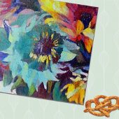 Blue Sunflower Puzzle
