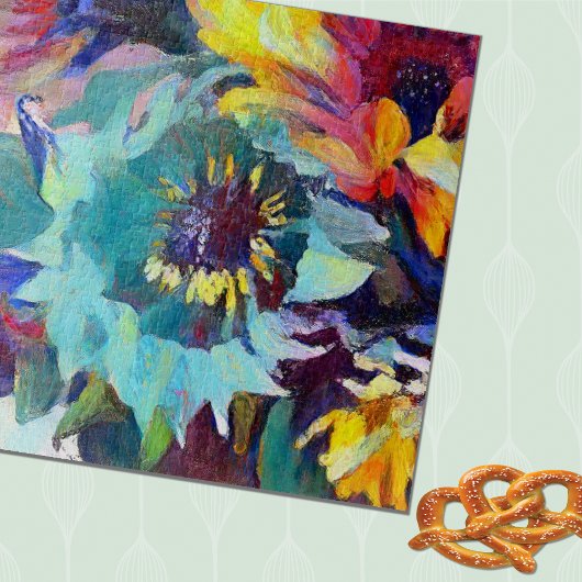 Blue Sunflower Puzzle