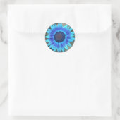 Blue Sunflower Stickers (Tasche)