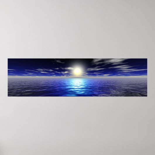 Blue Sunrise Poster (Vorne)