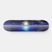 Blue Sunrise Skateboard (Horizontal)