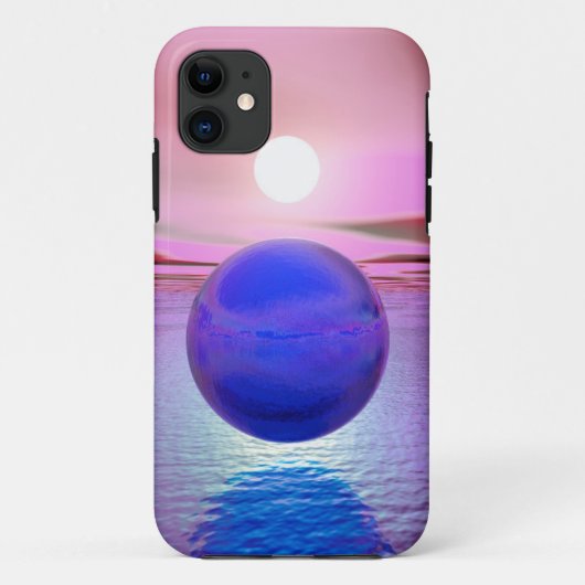 Blue Sunset Case-Mate iPhone Hülle (Rückseite)