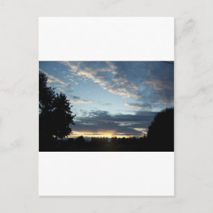 Blue Sunset Dreams Postkarte