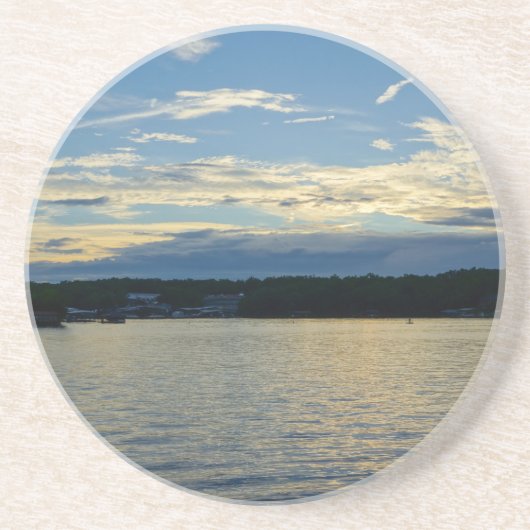 Blue Sunset Lake Ozarks Getränkeuntersetzer (Vorne)