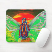 Blue Sunset Mouse Pad Mousepad (Mit Mouse)