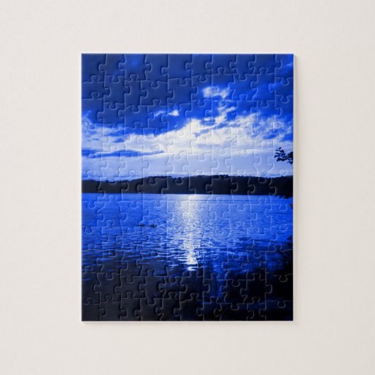 Blue Sunset Puzzle (Vertikal)