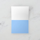 Blue Sunset Thinking Your Cards Karte (Innenseite)