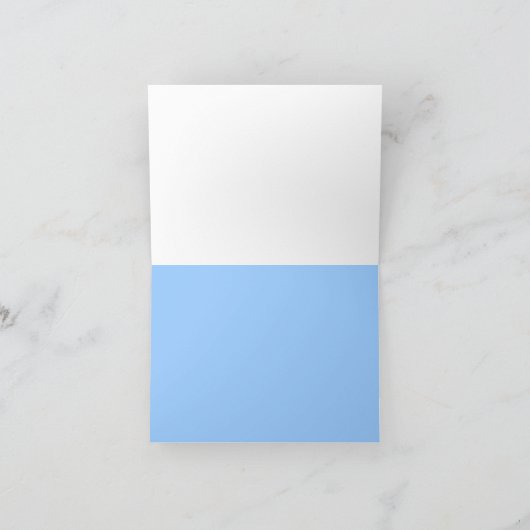 Blue Sunset Thinking Your Cards Karte (Innenseite)