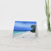 Blue Sunset Thinking Your Cards Karte (Rückseite)