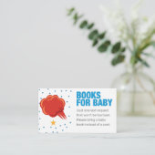 Blue Super Hero Bringen Sie ein Babyduschenspiel m Begleitkarte (Stehend Vorderseite)