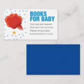 Blue Super Hero Bringen Sie ein Babyduschenspiel m Begleitkarte (Vorne/Hinten)