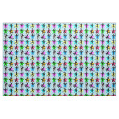 BLUE SUPER STAR FIGURE SKATEN FABRIC STOFF (Fat Quarter (45,7 x 55,9 cm))