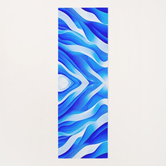 BLUE SUPER WAVES YOGAMATTE (Rückseite)
