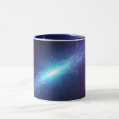Blue Supernova Outer Space Nebula Astronomy Tasse (Zentrum)
